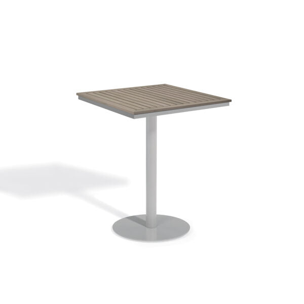 Travira 34" Square Bar Table - Tekwood