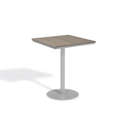 Travira 34" Square Bar Table - Tekwood
