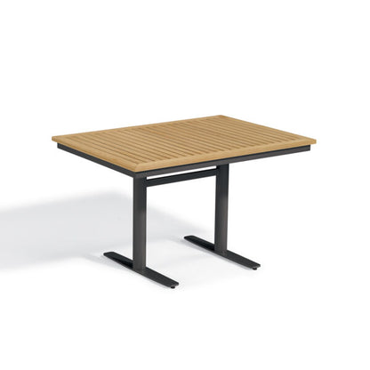 Travira 34" x 48" Rectangular Bistro Table - Tekwood