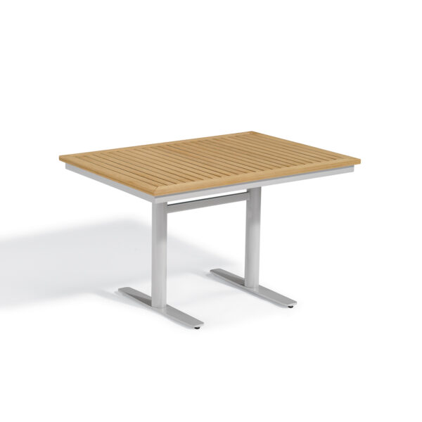 Travira 34" x 48" Rectangular Bistro Table - Tekwood