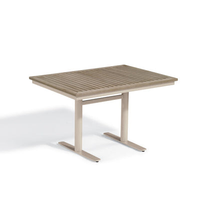 Travira 34" x 48" Rectangular Bistro Table - Tekwood