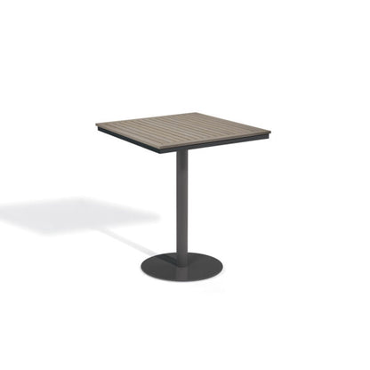 Travira 38" Square Bar Table - Tekwood