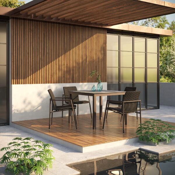 Travira 39" Square Dining Table - HPL