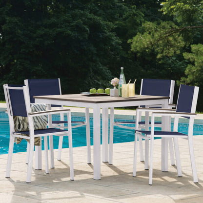 Travira 39" Square Dining Table - Tekwood