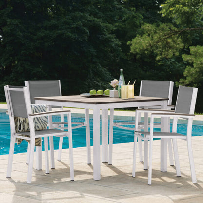 Travira 39" Square Dining Table - Tekwood