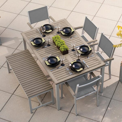 Travira 63" Rectangular Dining Table - Tekwood