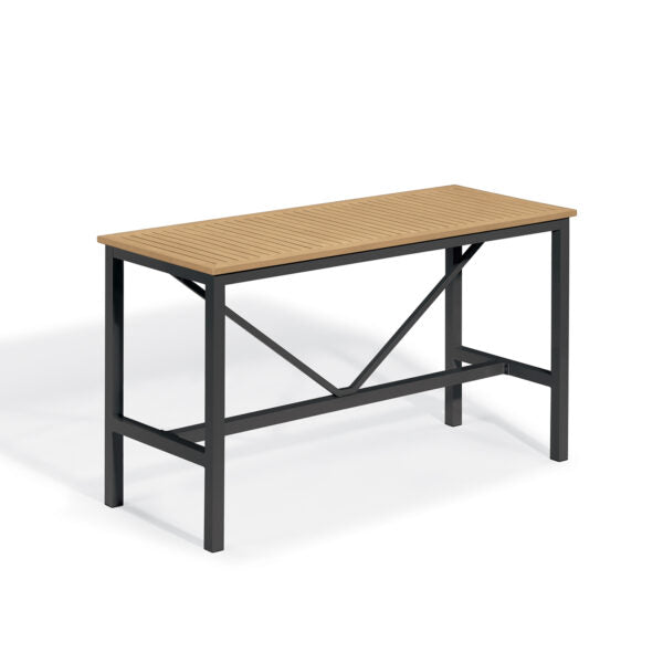 Travira 72" Rectangular Bar/Counter Table - Tekwood