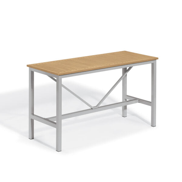 Travira 72" Rectangular Bar/Counter Table - Tekwood