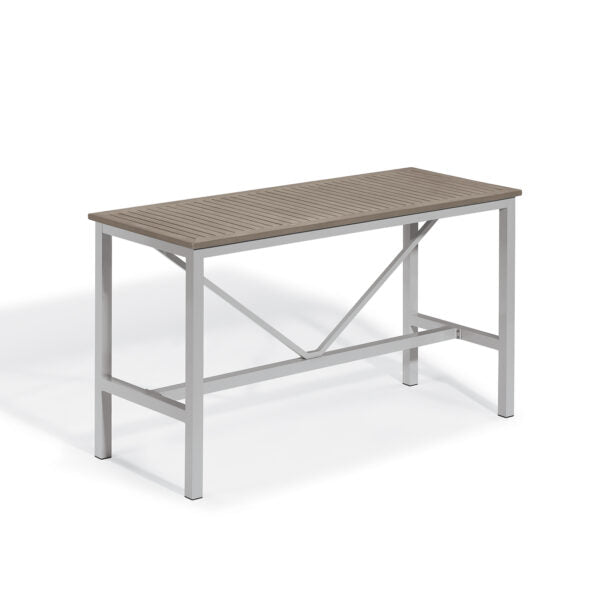 Travira 72" Rectangular Bar/Counter Table - Tekwood