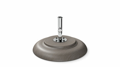 Tuuci Aluma-Crete Round Parasol Base for M1 Center Post Umbrellas -NO WHEELS