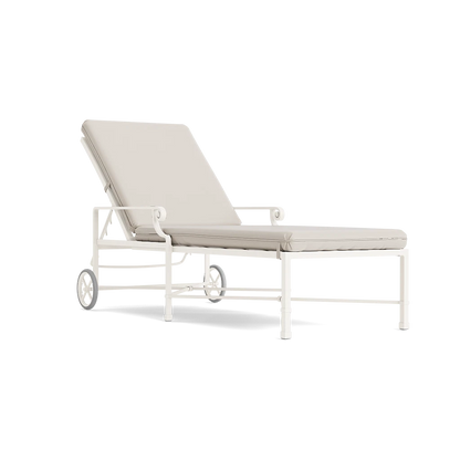 Venetian Adjustable Chaise with Wheels