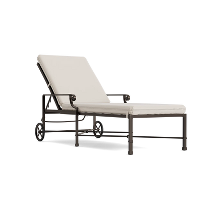 Venetian Adjustable Chaise with Wheels