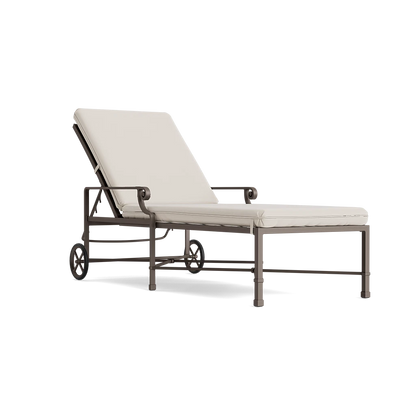 Venetian Adjustable Chaise with Wheels