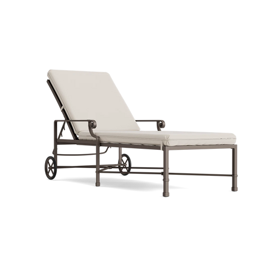 Venetian Adjustable Chaise with Wheels