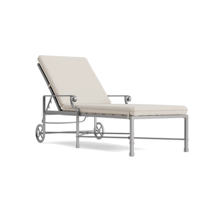 Venetian Adjustable Chaise with Wheels