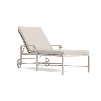 Venetian Adjustable Chaise with Wheels