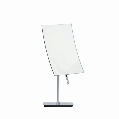 Vista Magnifying Vanity Makeup Mirror - Rotatable - Polished Stainless Contemporary Design