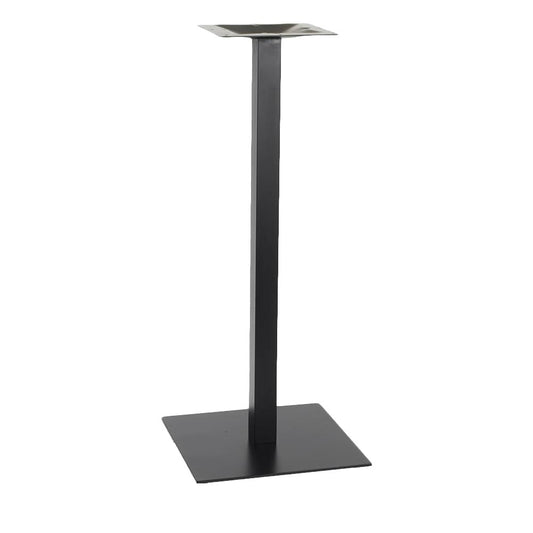 Black Metal Indoor/Outdoor Square Table Base (18" x 18")