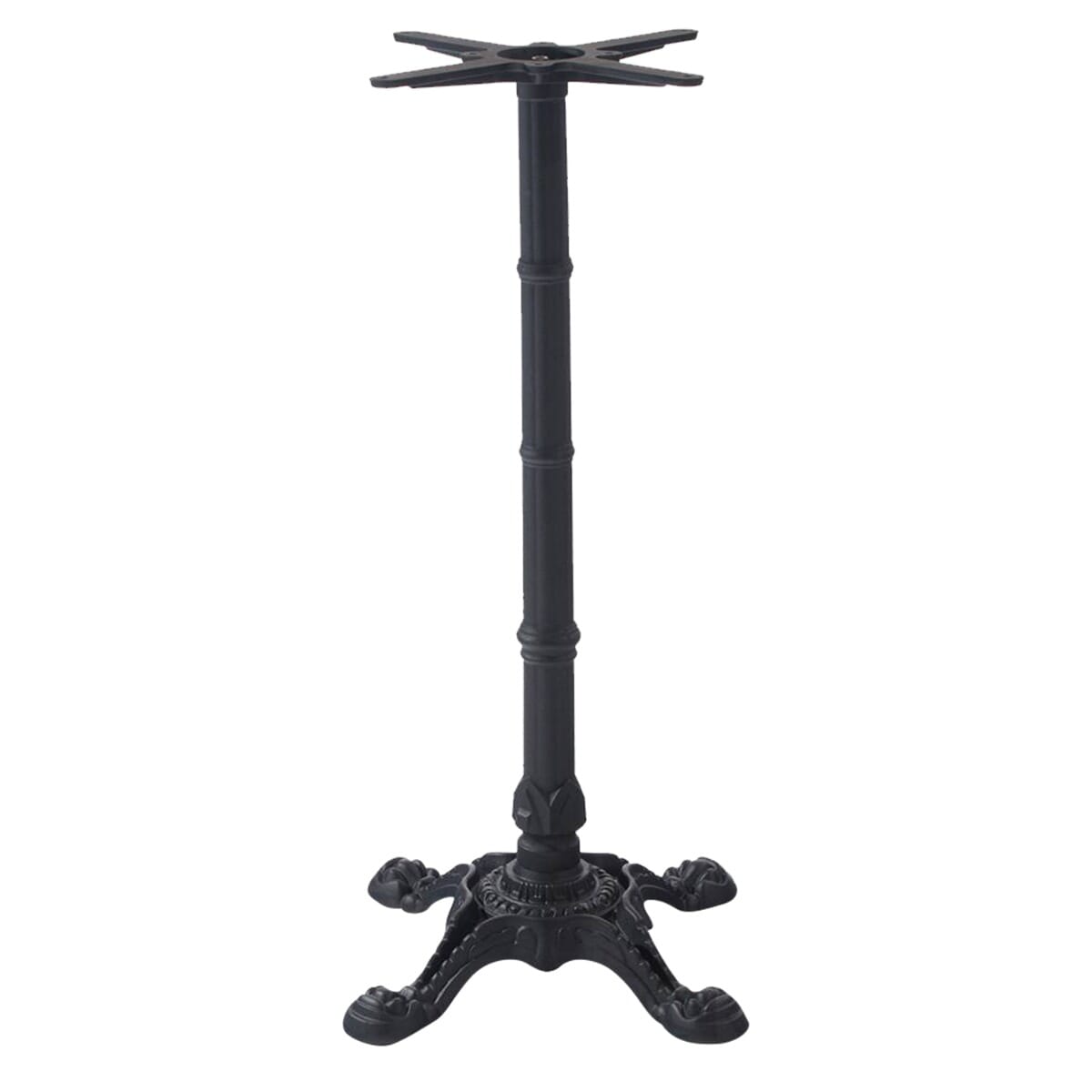 Pedestal-Style Cast-Iron Standard / Bar Height Table Base 22" x 22"