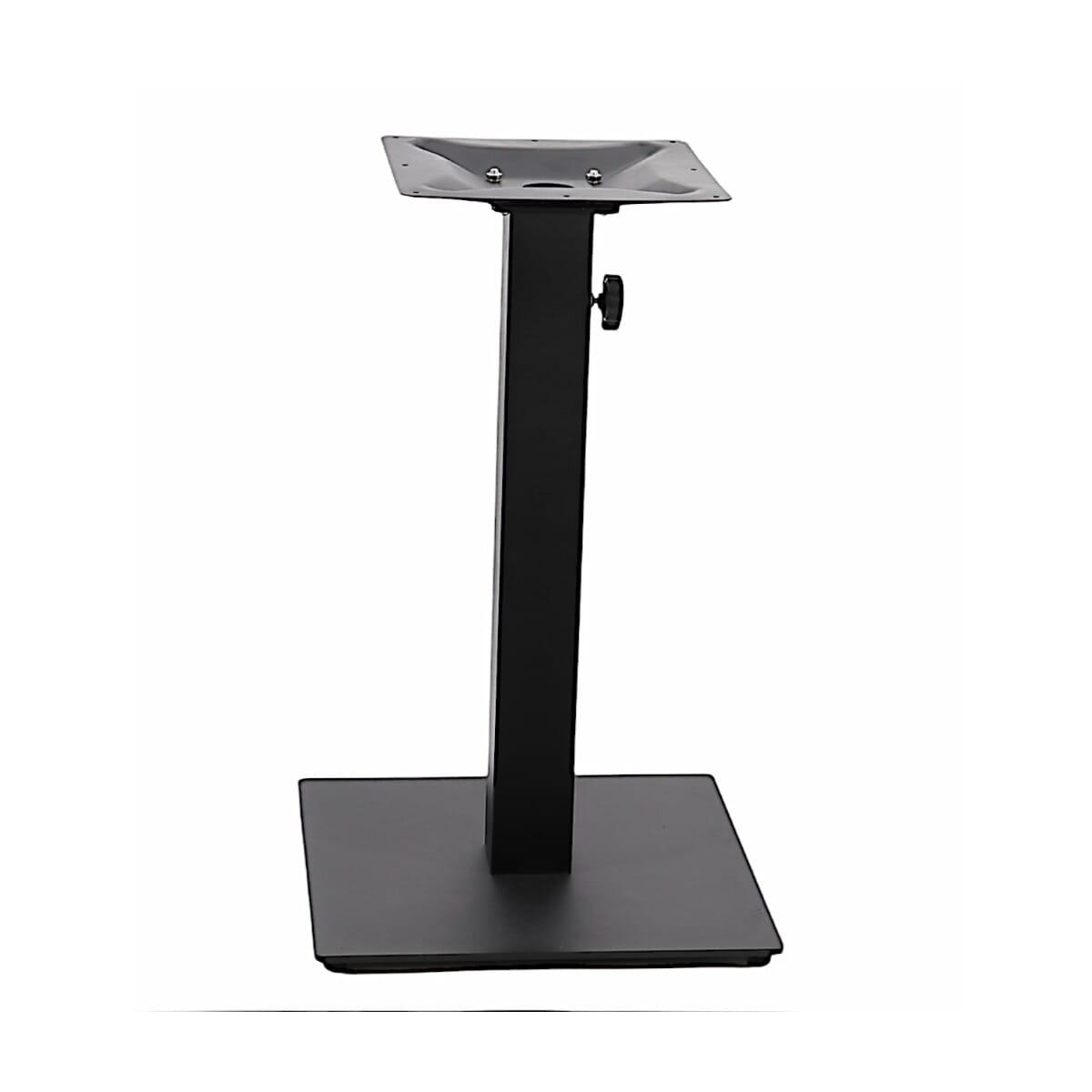 Contemporary Table Base with Umbrella Hole in Black