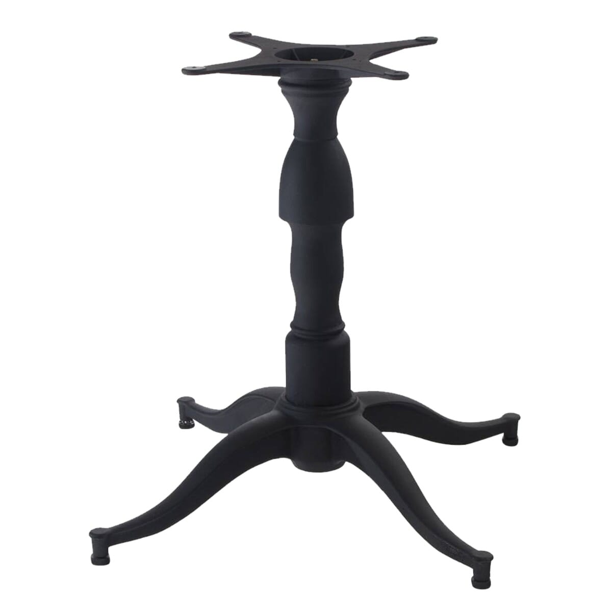 Cast Iron Pedestal Style Commercial Standard / Bar Height Table Base