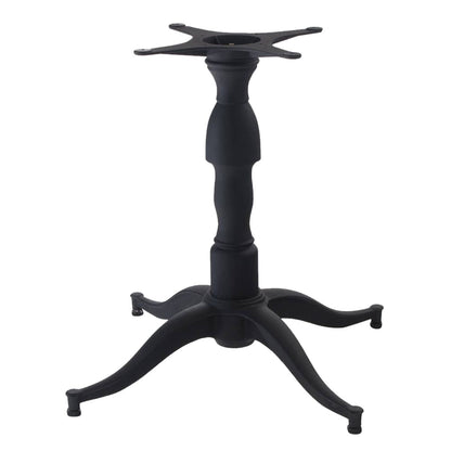 Cast Iron Pedestal Style Commercial Standard / Bar Height Table Base