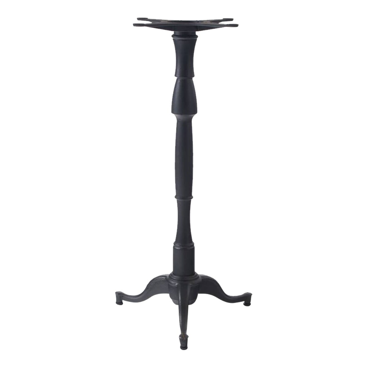 Cast Iron Pedestal Style Commercial Standard / Bar Height Table Base