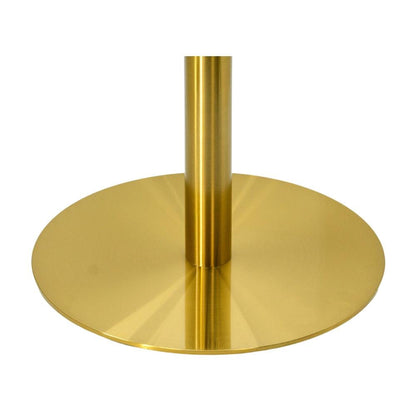 Contemporary Commercial Gold Powder Coated Round Table Base (23"D)