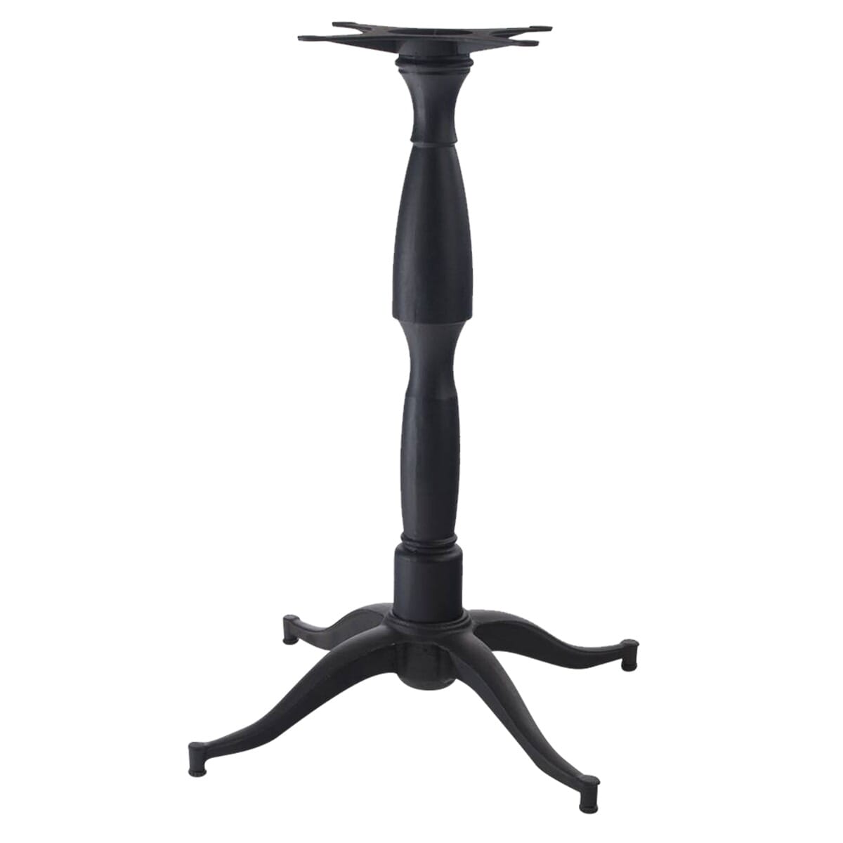 Cast Iron Pedestal Style Commercial Standard / Bar Height Table Base