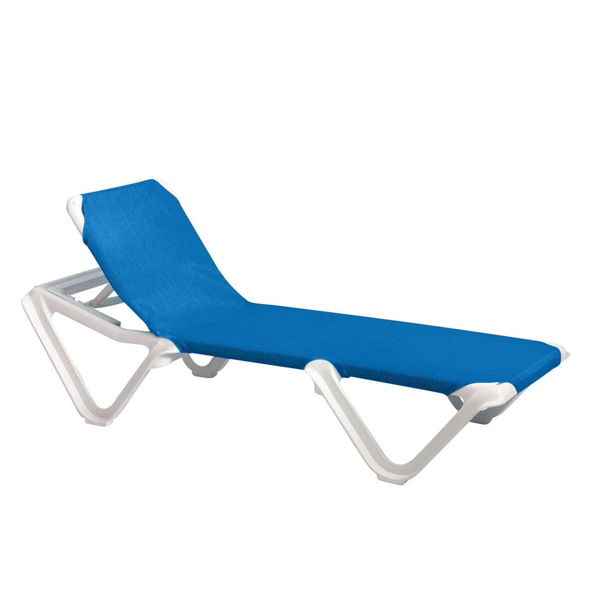 Grosfillex Nautical Chaise Lounge