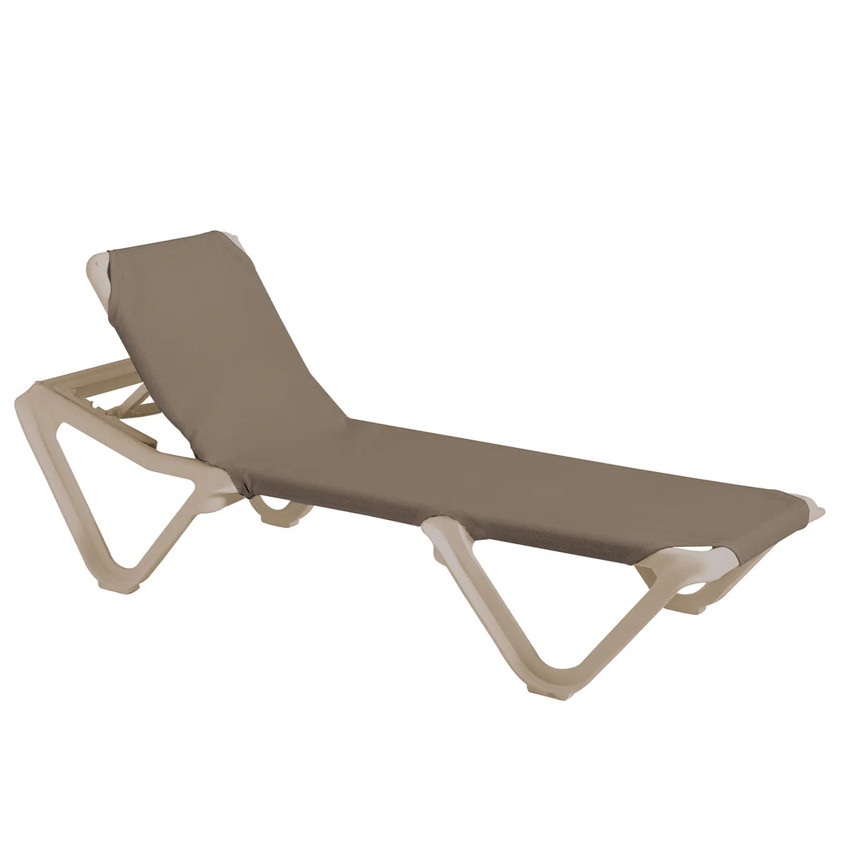 Grosfillex Nautical Chaise Lounge