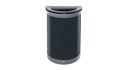 Rubbermaid Enhance™ Half Round 11.5 Gal, Pearl Gray/Umbra Gray