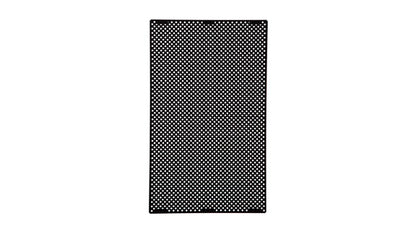 Rubbermaid Decorative Metal Panels, Black