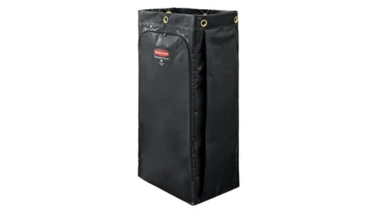34 Gal Vinyl Bag for Janitorial Cleaning Carts, Yellow
