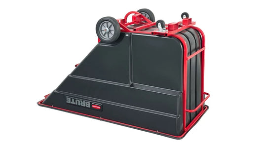 Rubbermaid BRUTE Rotomolded Forkliftable Tilt Truck, Standard Duty, 1.5 Cubic Yard, Black