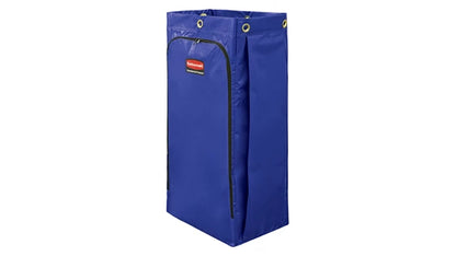 34 Gal Vinyl Bag for Janitorial Cleaning Carts, Yellow