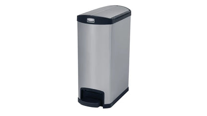 Rubbermaid Impressions™ 13 Gal Step-On Stainless Steel End Step Container