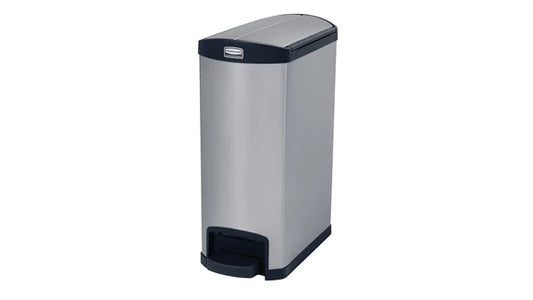 Rubbermaid Impressions™ 13 Gal Step-On Stainless Steel End Step Container