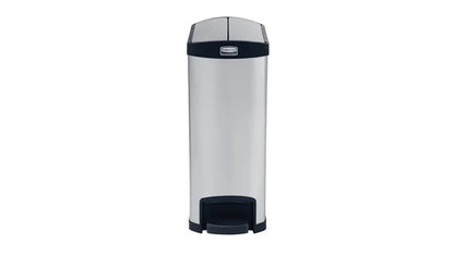 Rubbermaid Impressions™ 13 Gal Step-On Stainless Steel End Step Container