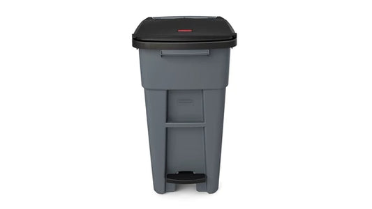 Rubbermaid Step-On Rollout Container Gray