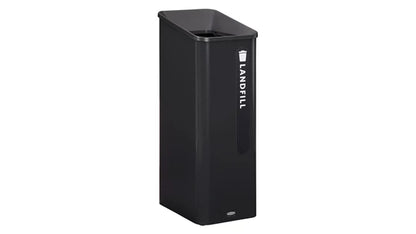 Rubbermaid Sustain Landfill Container, Black