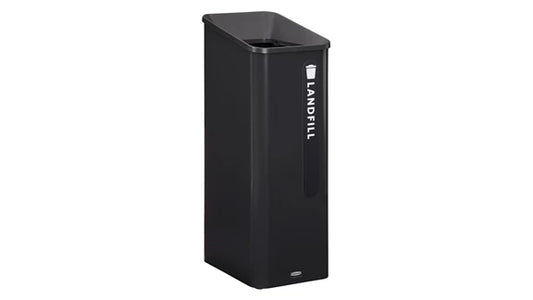 Rubbermaid Sustain Landfill Container, Black