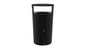 Rubbermaid Resist® Round Waste Container, Textured Black/Black Gloss
