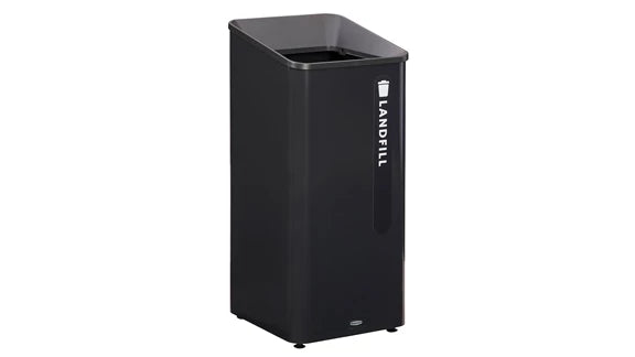 Rubbermaid Sustain Landfill Container, Black