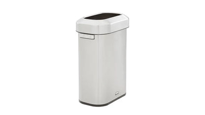 Rubbermaid Refine 15 Gal Slim Stainless Steel