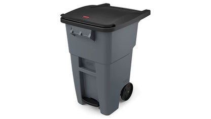 Rubbermaid Step-On Rollout Container Gray