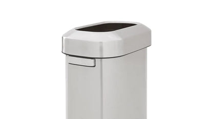 Rubbermaid Refine 15 Gal Slim Stainless Steel