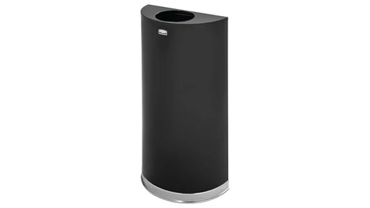Rubbermaid Half Round Open Top 12 Gal Non Perforated
