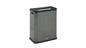 Rubbermaid Elevate™ Three-Sided Landfill Cover/Container 23 Gal Pearl Dark Gray