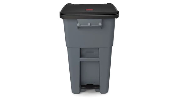 Rubbermaid Step-On Rollout Container Gray